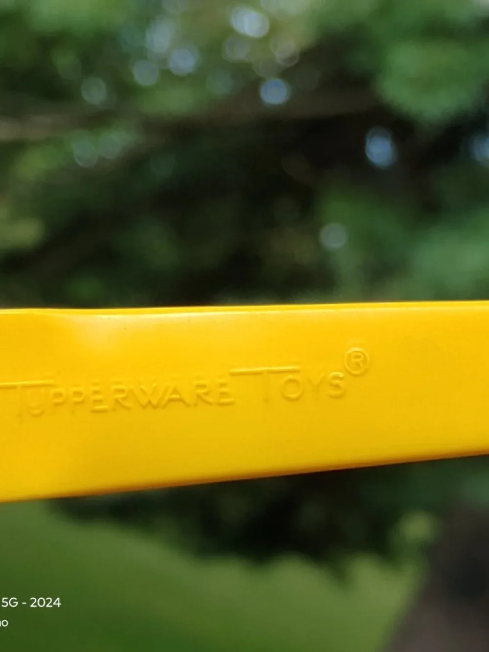 Tupperware Toys miniature Cut N Serve cake pie server Autumn Yellow mini play